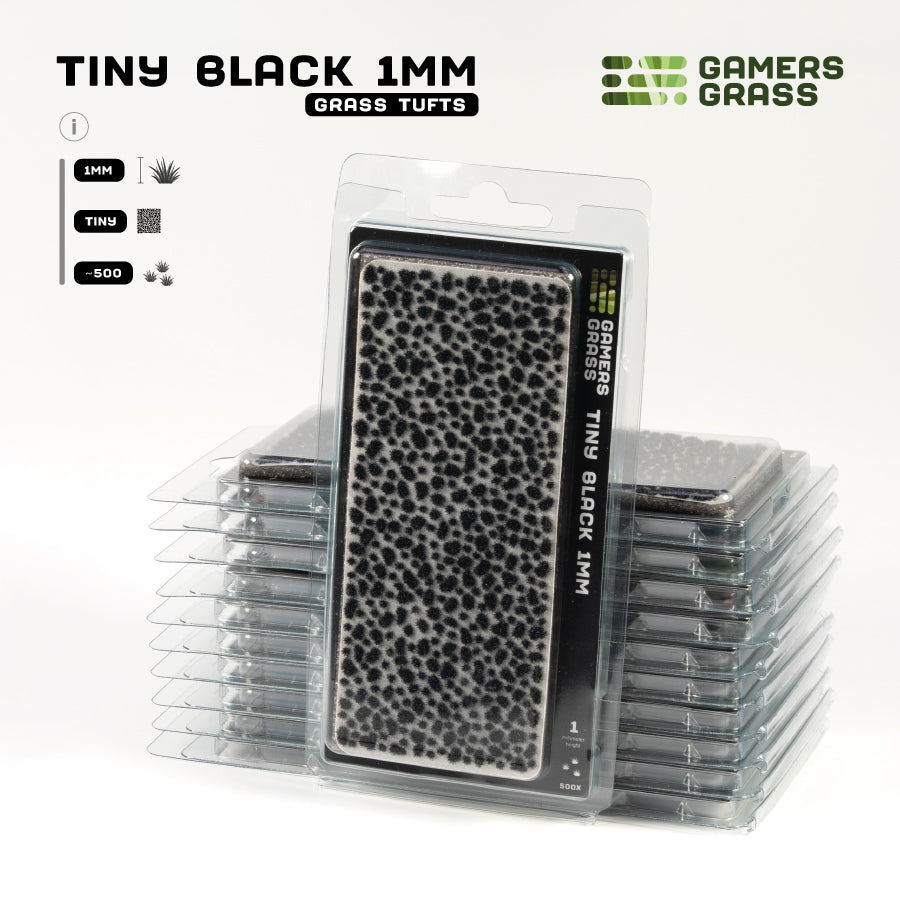 Gamers Grass - Tiny Black 1mm (GGTT-BL)