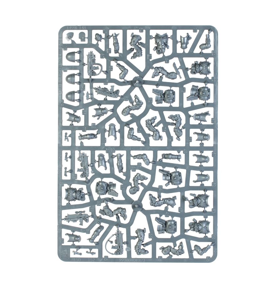 Warhammer 40k Space Marines: Primaris Intercessors (5-Model Combat Squad - New on Sprue) - Miniature Kit Detail & Sprue Close-Up (Photo 3)