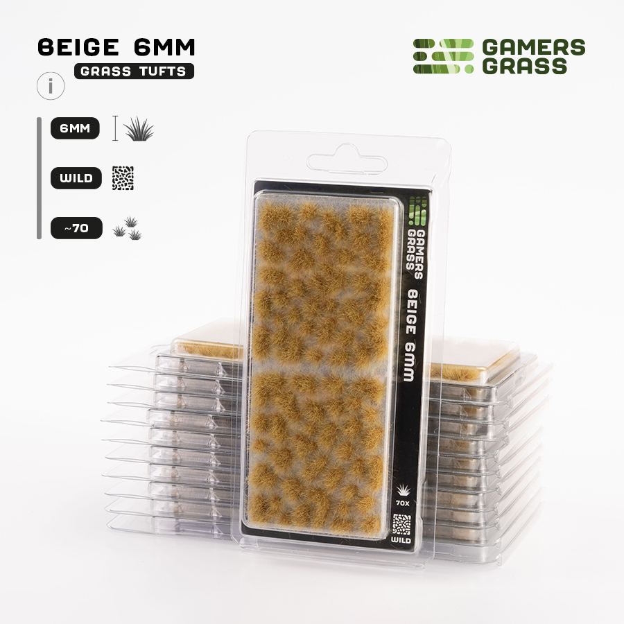 Gamers Grass - Beige 6mm - Wild (GG6-BE)