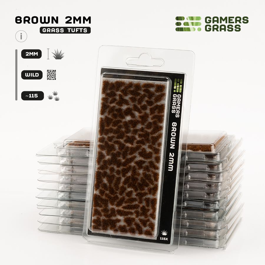 Gamers Grass - Brown 2mm (GG2-B)