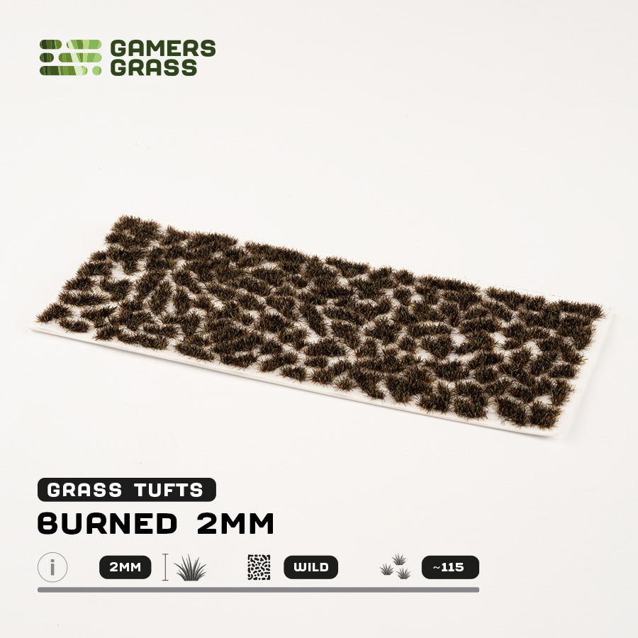 Gamers Grass - Burned 2mm (GG2-BUR)