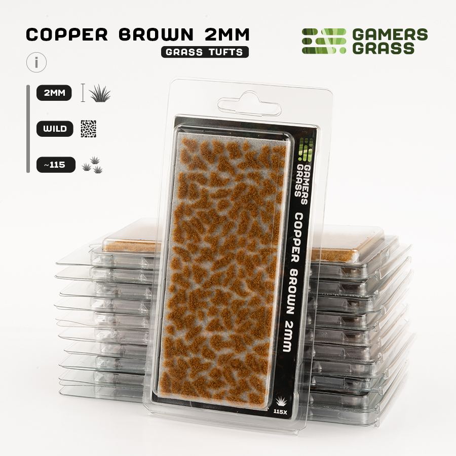 Gamers Grass - Copper Brown 2mm (GG2-CB)