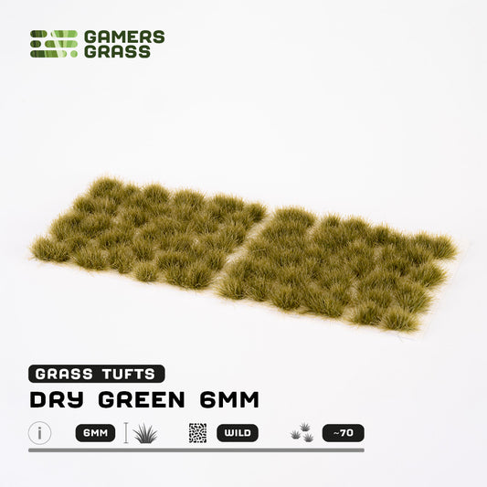 Gamers Grass - Dry Green 6mm - Wild (GG6-DG)