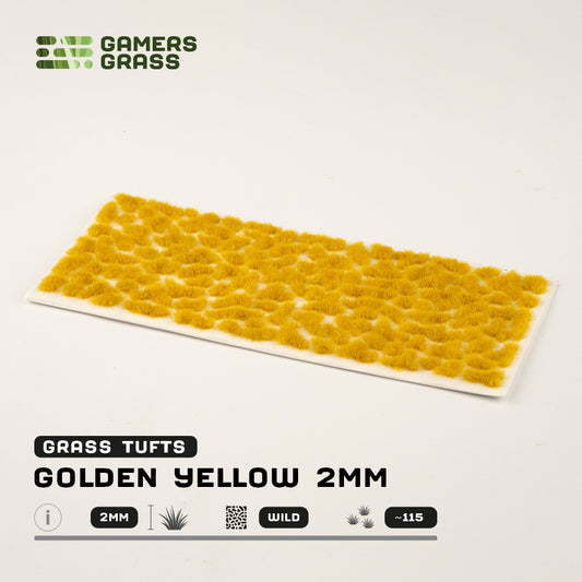 Gamers Grass - Golden Yellow 2mm (GG2-GY)