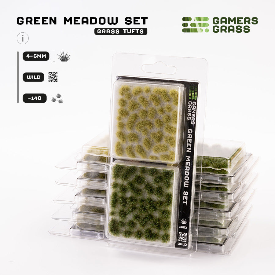 Gamers Grass - Green Meadow Set - Wild (GGSET-GM)