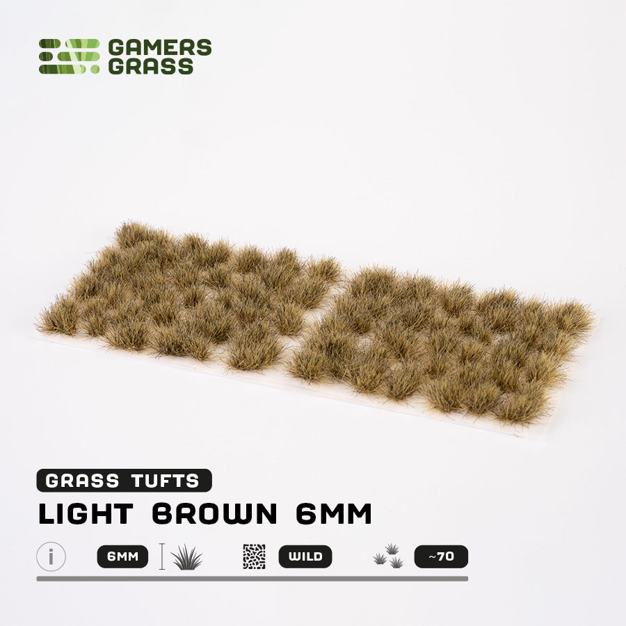Gamers Grass - Light Brown 6mm - Wild (GG6-LB)