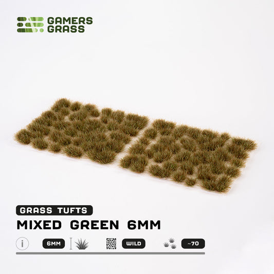 Gamers Grass - Mixed Green 6mm - Wild (GG6-MG)