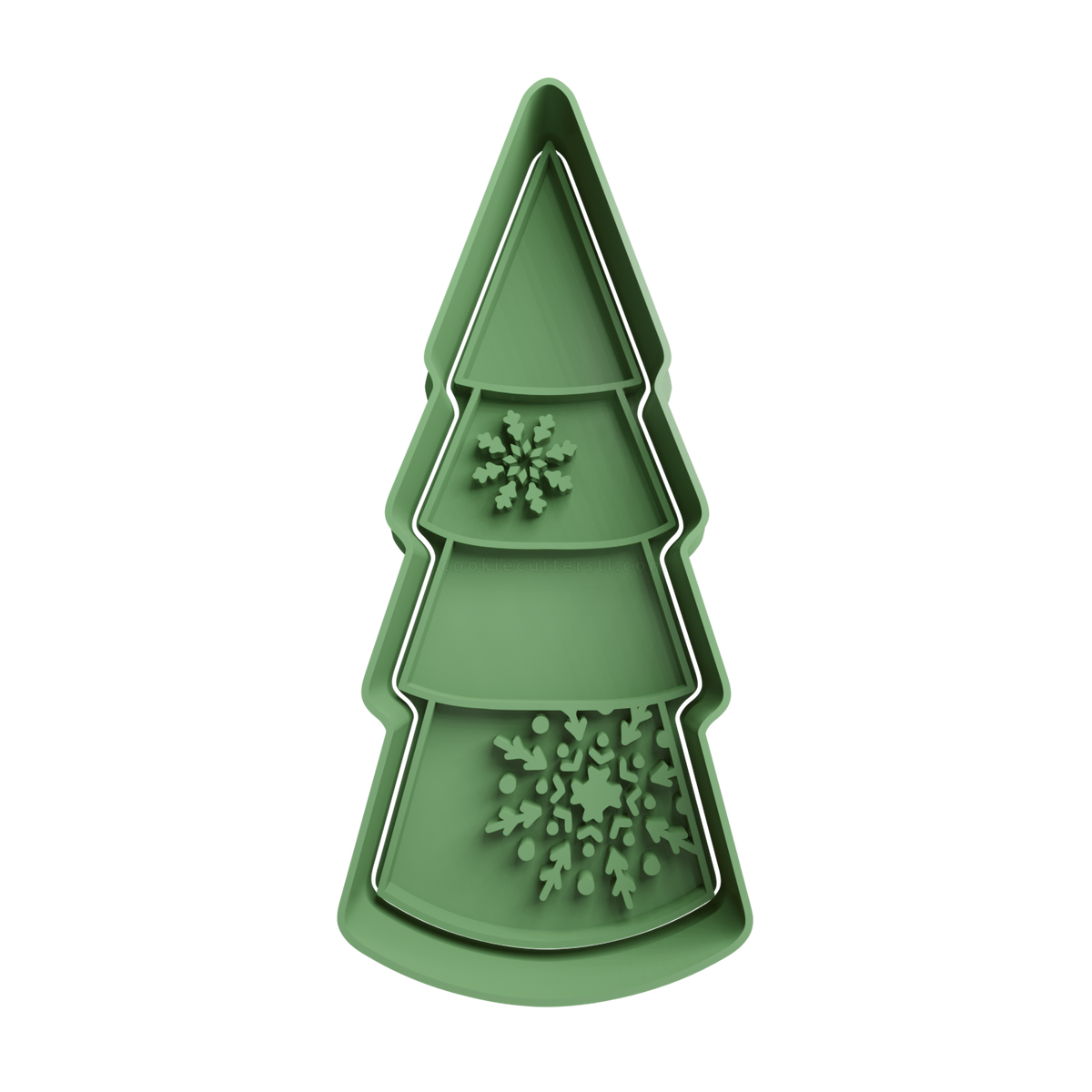 Christmas Tree Cookie Cutter 3 - 3D printed Christmas cookie cutter