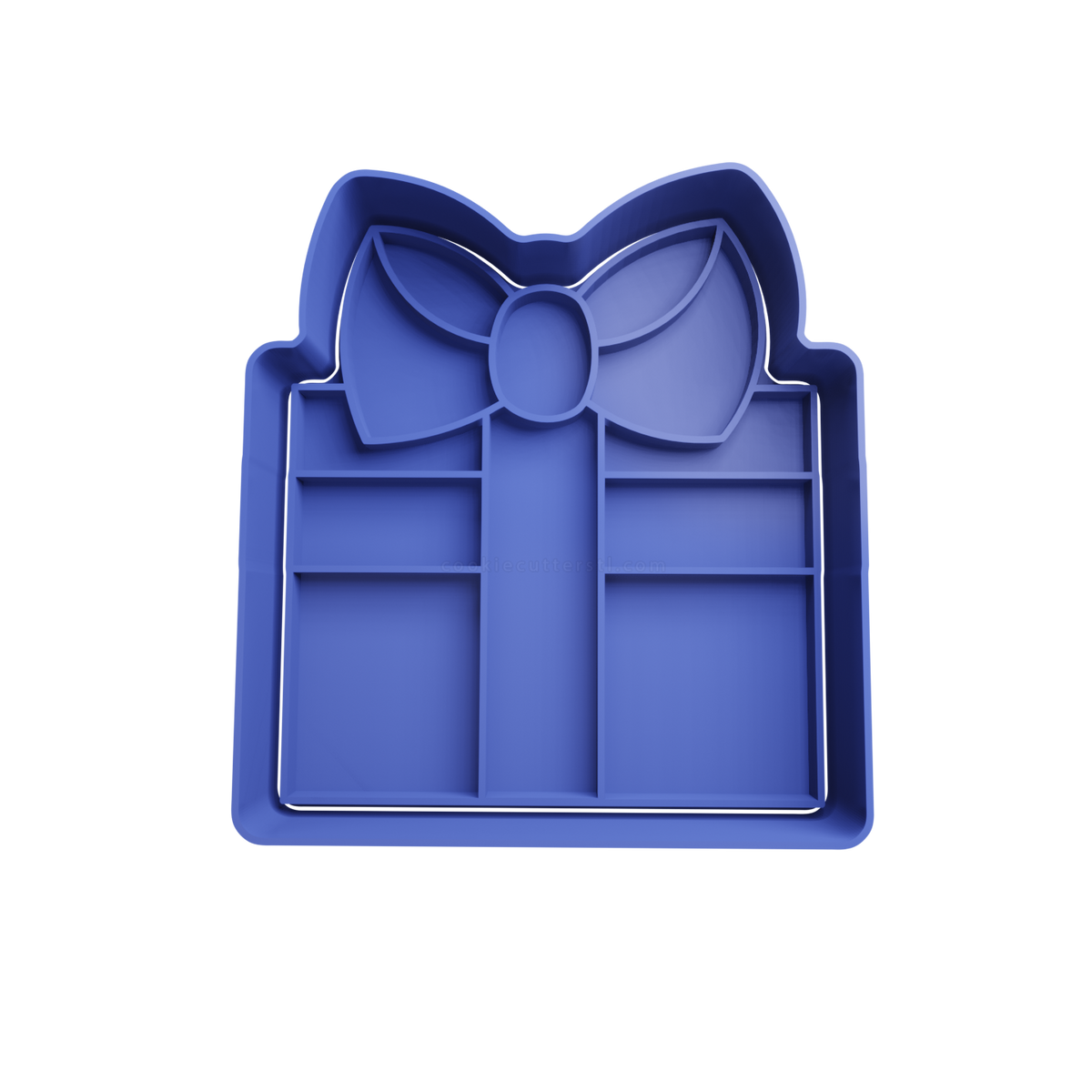 Christmas Box Cookie Cutter 4 - 3D printed Christmas cookie cutter
