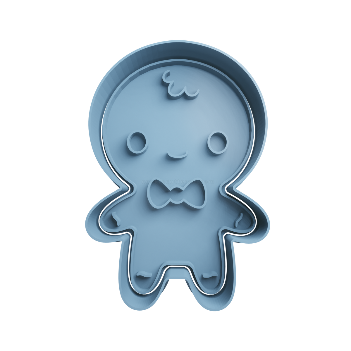 Gingerbread Man Cookie Cutter 1 - 3D printed Christmas cookie cutter