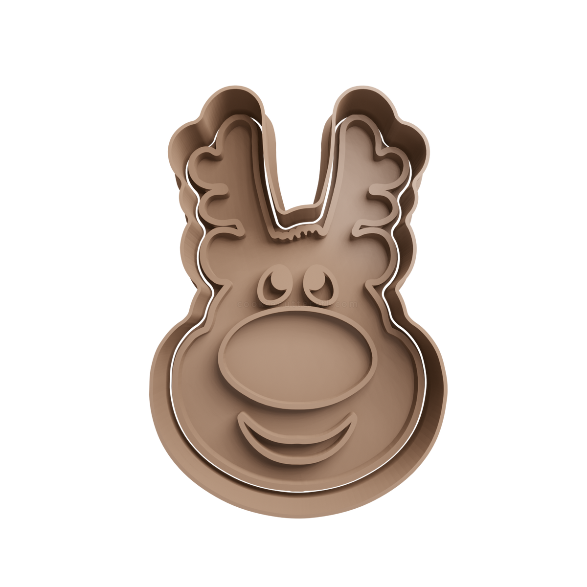 Reindeer Cookie Cutter 13 - 3D printed Christmas cookie cutter