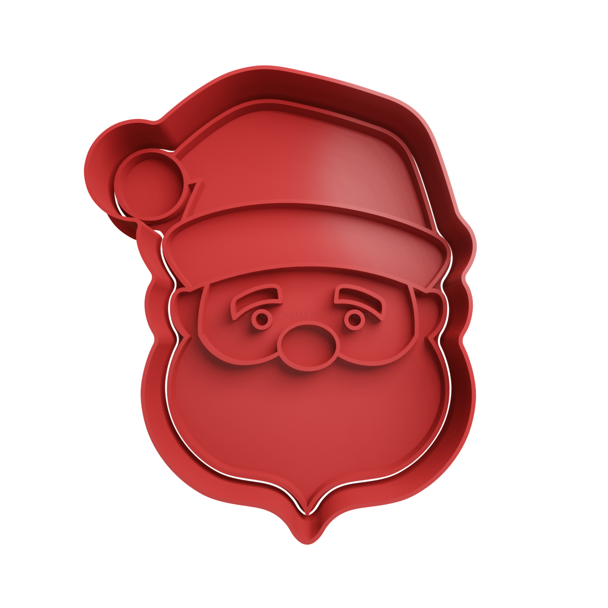 Santa Claus Cookie Cutter 16 - 3D printed Christmas cookie cutter