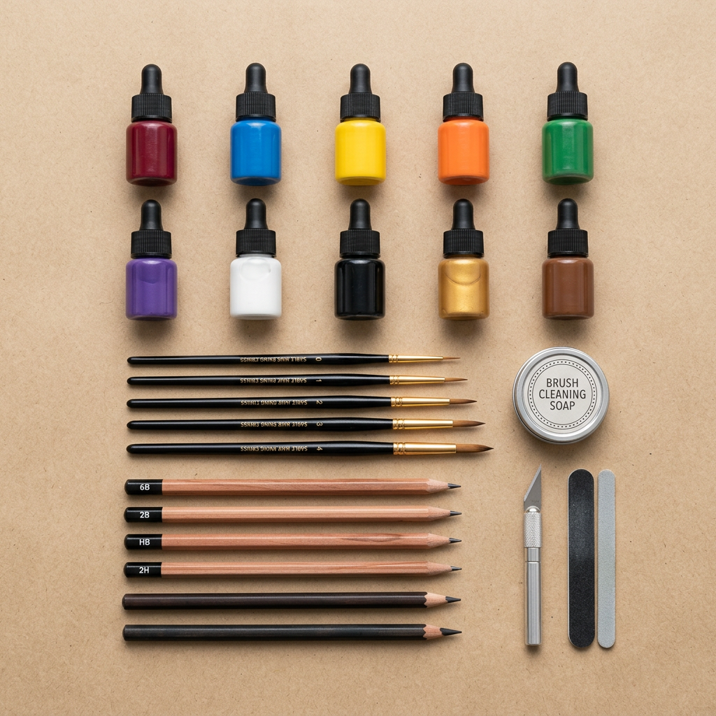 Paints, Brushes & Tools