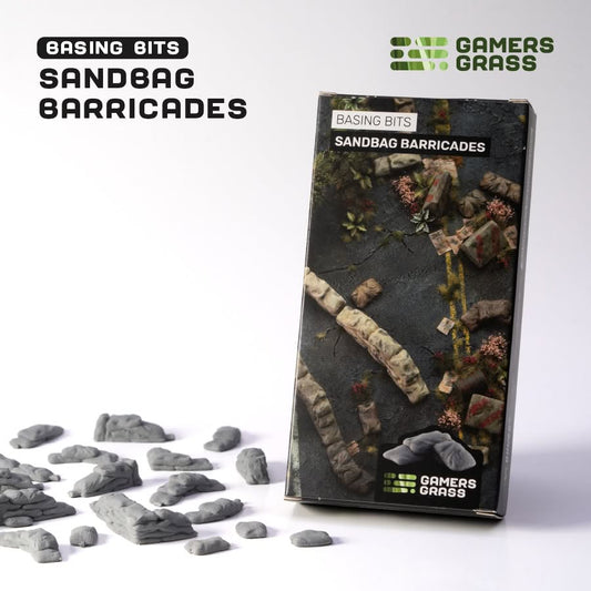 Gamers Grass - Basing Bits - Sandbag Barricades (GGBB-SB)