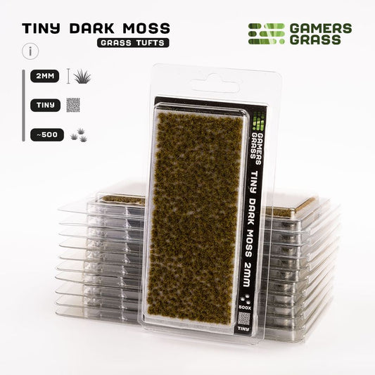Gamers Grass - Tiny Tufts Dark Moss (GGTT-DM)