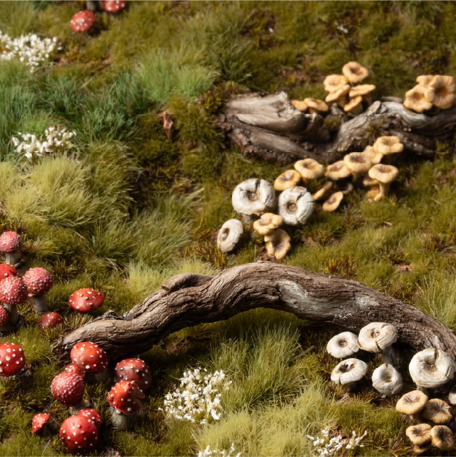 Gamers Grass - Basing Bits - Forest Mushrooms (GGBB-FM)
