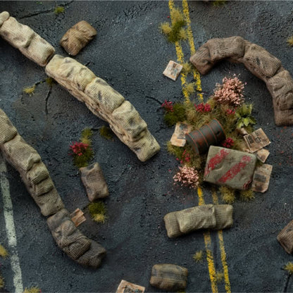 Gamers Grass - Basing Bits - Sandbag Barricades (GGBB-SB)