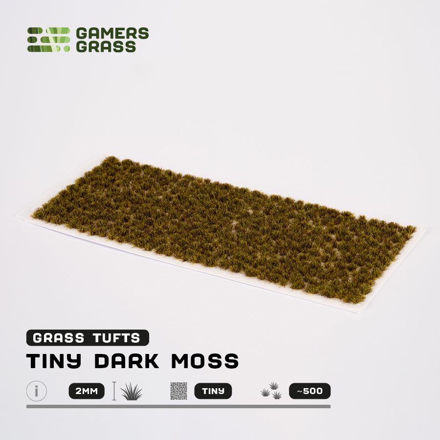 Gamers Grass - Tiny Tufts Dark Moss (GGTT-DM)