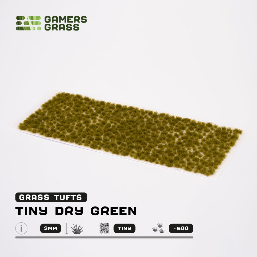 Gamers Grass - Tiny Tufts Dry Green (GGTT-DG)