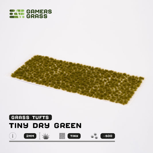Gamers Grass - Tiny Tufts Dry Green (GGTT-DG)