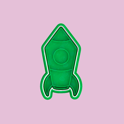 Space Aliens UFO Cutter & Embosser Cutter 2pce Set