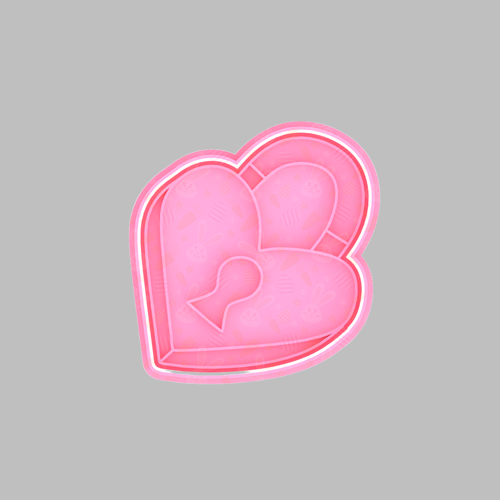 Love Cookie Cutter & Embosser Cutter 2pce Set