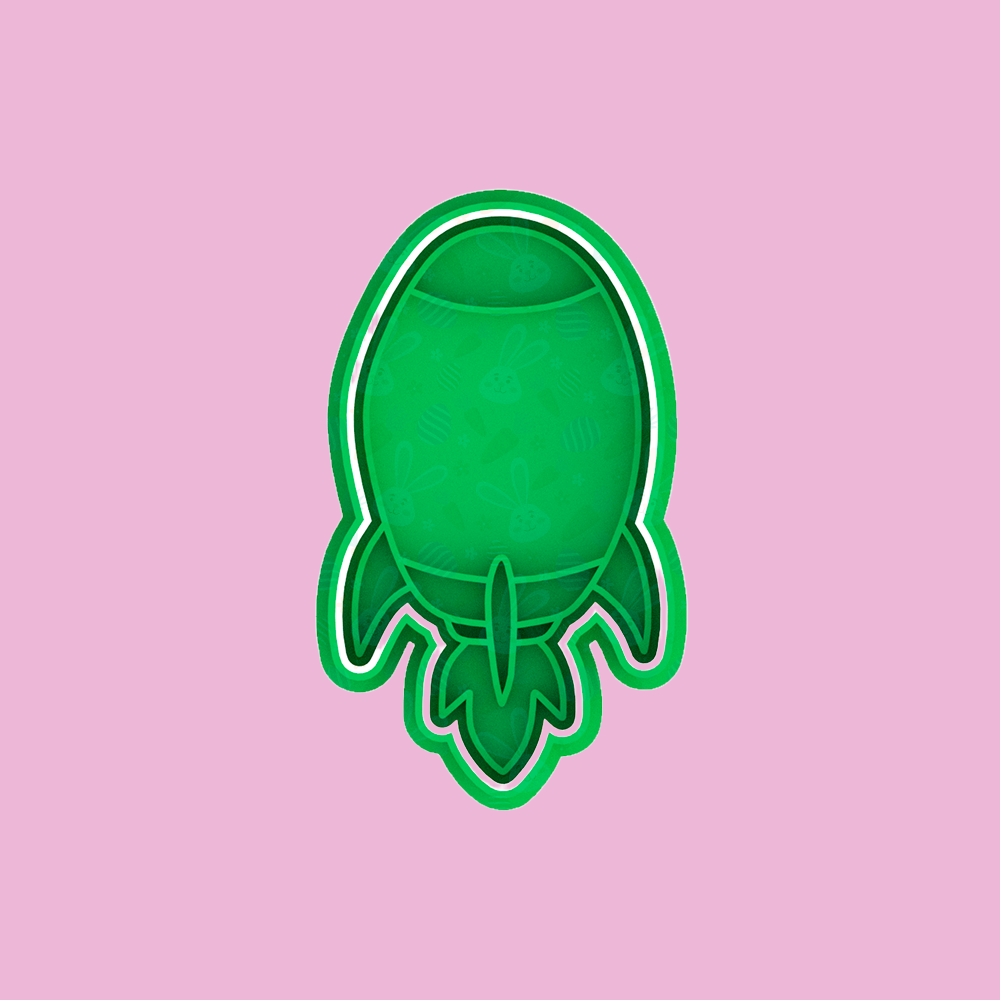 Space Aliens UFO Cutter & Embosser Cutter 2pce Set