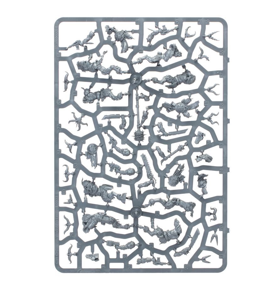 Warhammer 40k / Kill Team: Fellgor Ravagers (10 Beastmen Models) – New on Sprue