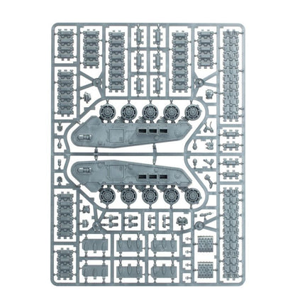 Warhammer 40k Astra Militarum Rogal Dorn Battle Tank on sprue | AusHobby - view 3