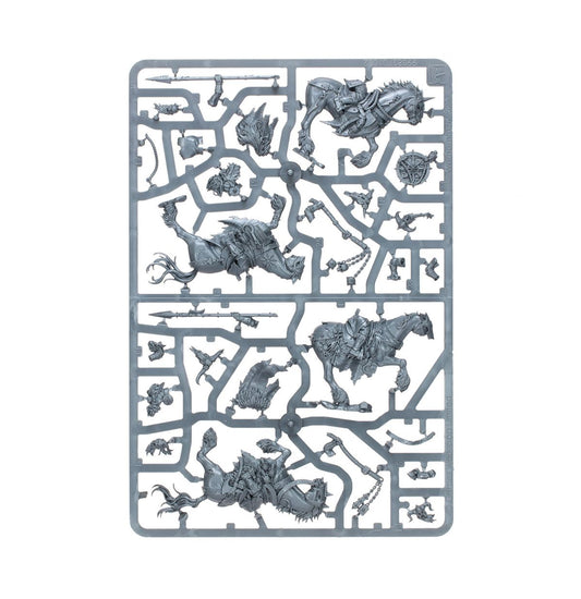 Warhammer The Old World - Warriors of Chaos: Marauder Horsemen (5 Light Cavalry - On-Sprue)