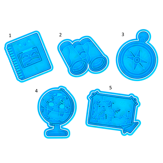 Explorer 2pce Cookie Cutter & Embosser Cutter Set