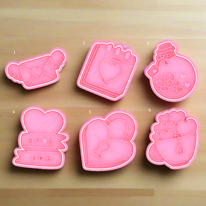 Love Cookie Cutter & Embosser Cutter 2pce Set