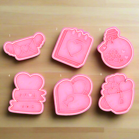 Love Cookie Cutter & Embosser Cutter 2pce Set
