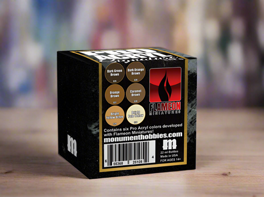 Monument Hobbies Pro Acryl Signature Series Set 5 Flameon Miniatures (Set of 6)