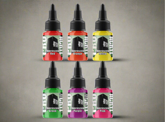 Monument Hobbies Pro Acryl Fluorescents (Set of 6)