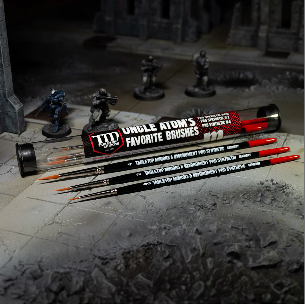 Monument Hobbies Uncle Atom's Favorite Brushes!