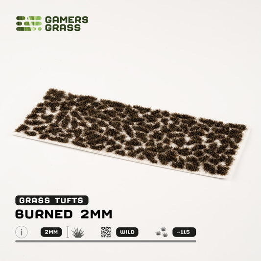 Gamers Grass - Burned 2mm (GG2-BUR)