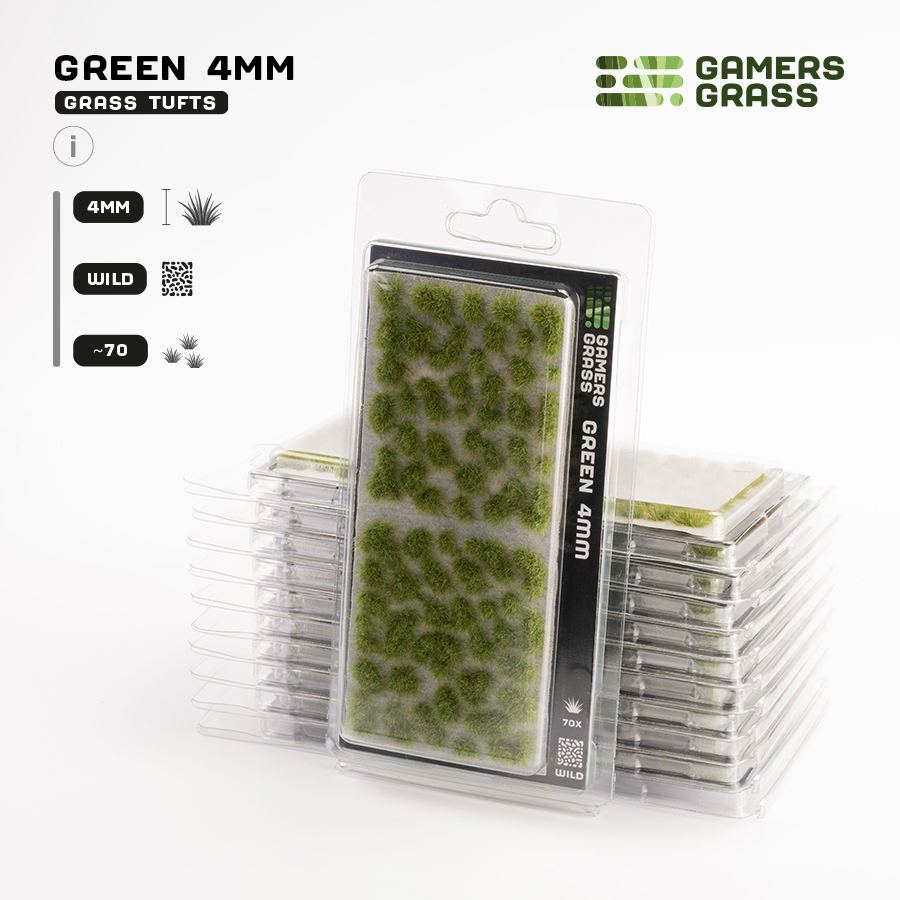 Gamers Grass - Green 4mm - Wild (GG4-G)