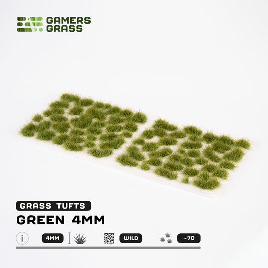 Gamers Grass - Green 4mm - Wild (GG4-G)