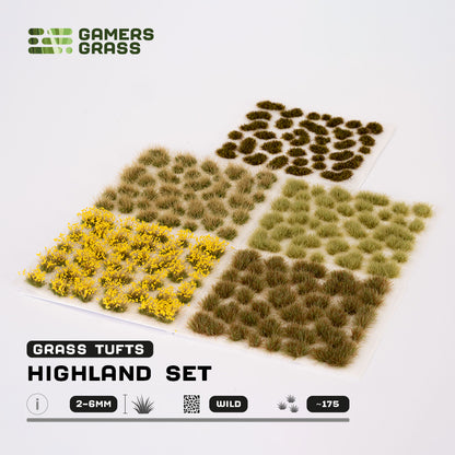 Gamers Grass - Highland Tuft Set - Wild (GGSET-HL)
