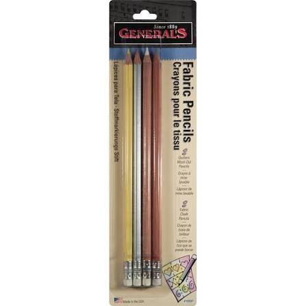 General Pencil Company: Fabric & Craft Marking Pencils (4 Pack) – #188BP