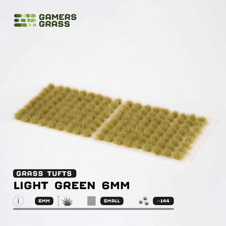 Gamers Grass - Light Green 6mm - Small (GG6-LGS)