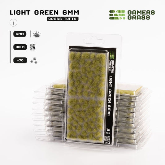 Gamers Grass - Light Green 6mm - Wild (GG6-LG)