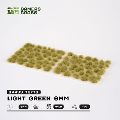 Gamers Grass - Light Green 6mm - Wild (GG6-LG)