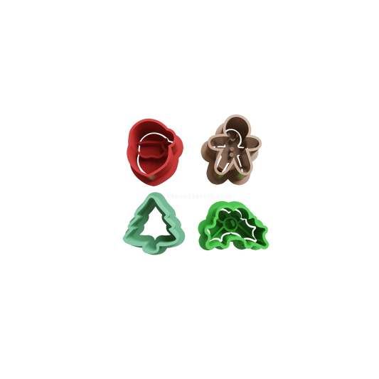 Mini Christmas Cookie Cutter - 3D printed Christmas cookie cutter