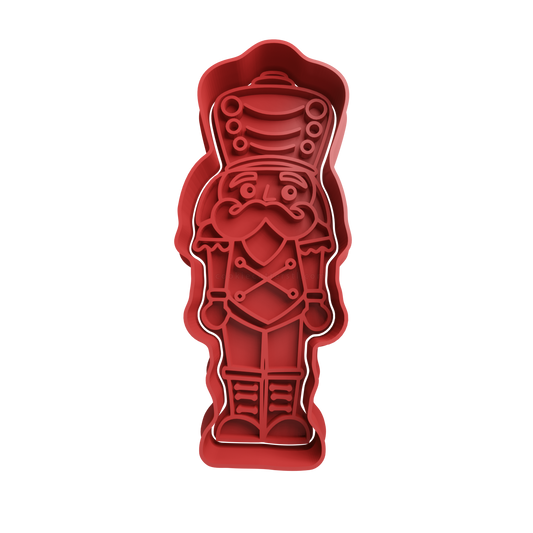 Nutcracker Cookie Cutter - 3D printed Christmas cookie cutter