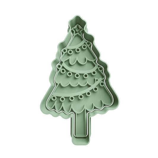 Christmas Tree Cookie Cutter 12 - 3D printed Christmas cookie cutter