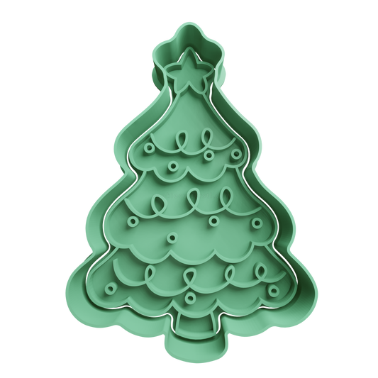 Christmas Tree Cookie Cutter 4 - 3D printed Christmas cookie cutter