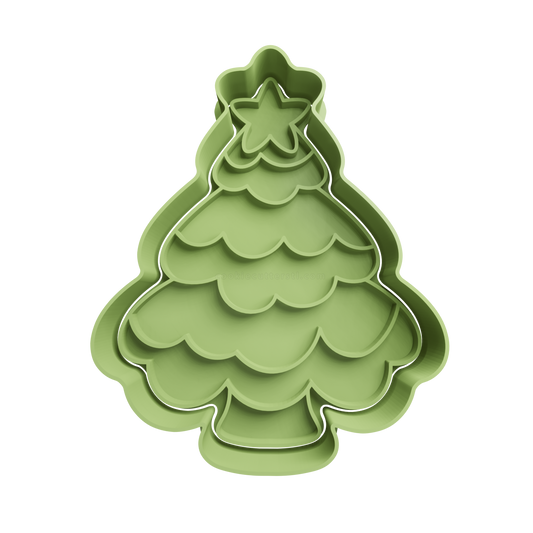 Christmas Tree Cookie Cutter 11 - 3D printed Christmas cookie cutter