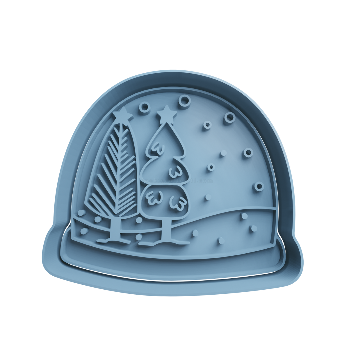Crystal Ball Cookie Cutter 2 - 3D printed Christmas cookie cutter